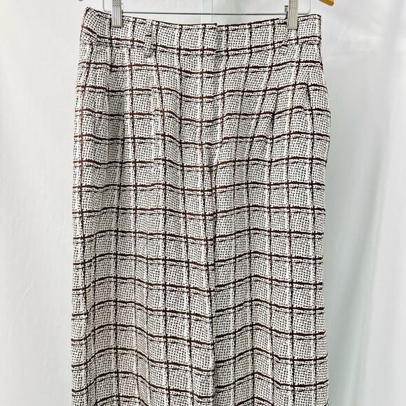 J Crew Collection Silk Pants Womens Size 8 Wide Leg - Picture 6 of 12